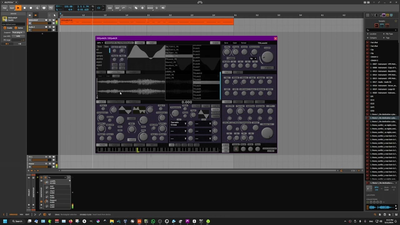 DDZynth 2.901 FMLeeds1 preset pack