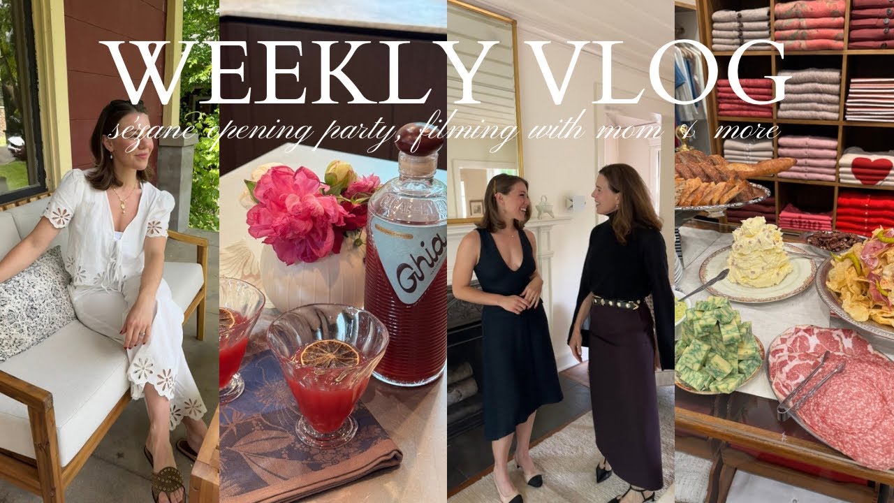 WEEKLY VLOG: SÉZANE NASHVILLE OPENING, FILMING WITH MOM & MORE | Natalie Estes Marceta