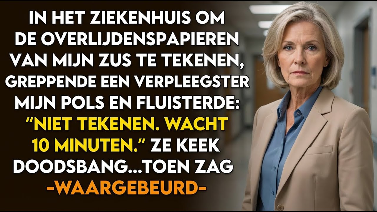 Haar ware verhaal 👵💔 &ldquo;Teken niets&hellip; vertrouw me,&rdquo; fluisterde de verpleegster &mdash; toen ontdekte ik.