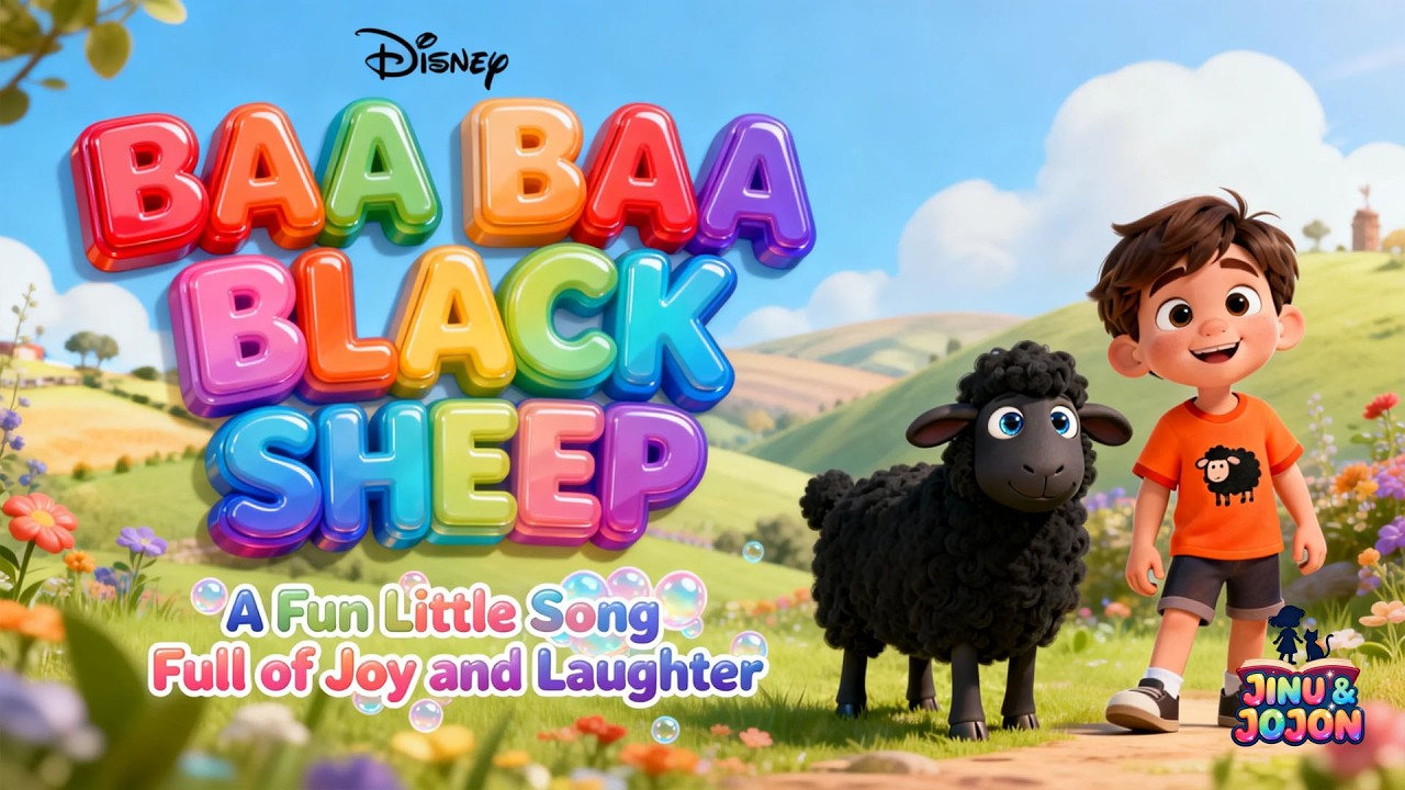 Baa Baa Black Sheep – Educational Kids Music for Toddlers | Nursery Rhymes