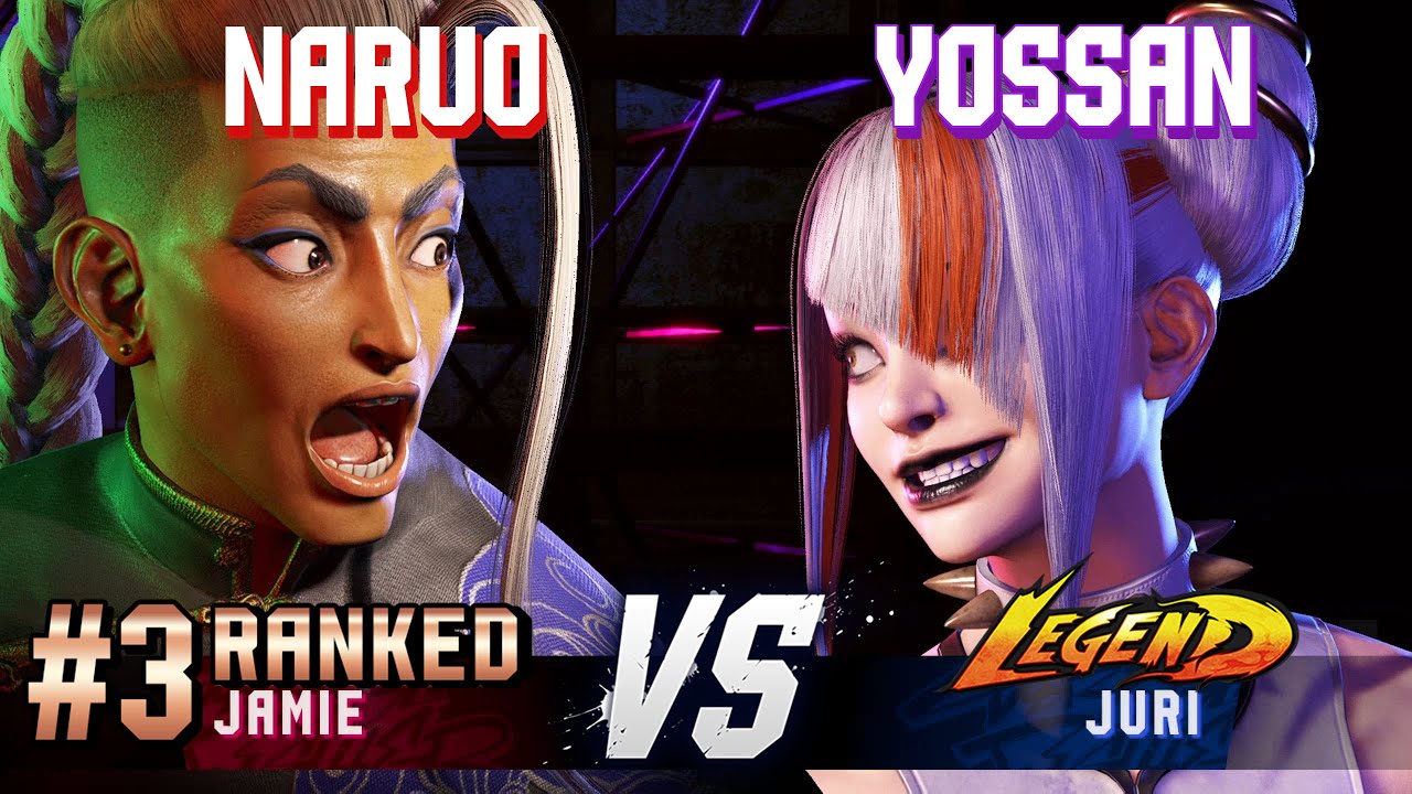 SF6 ▰ NARUO (#3 Ranked Jamie) vs YOSSAN (Juri) ▰ High Level Gameplay