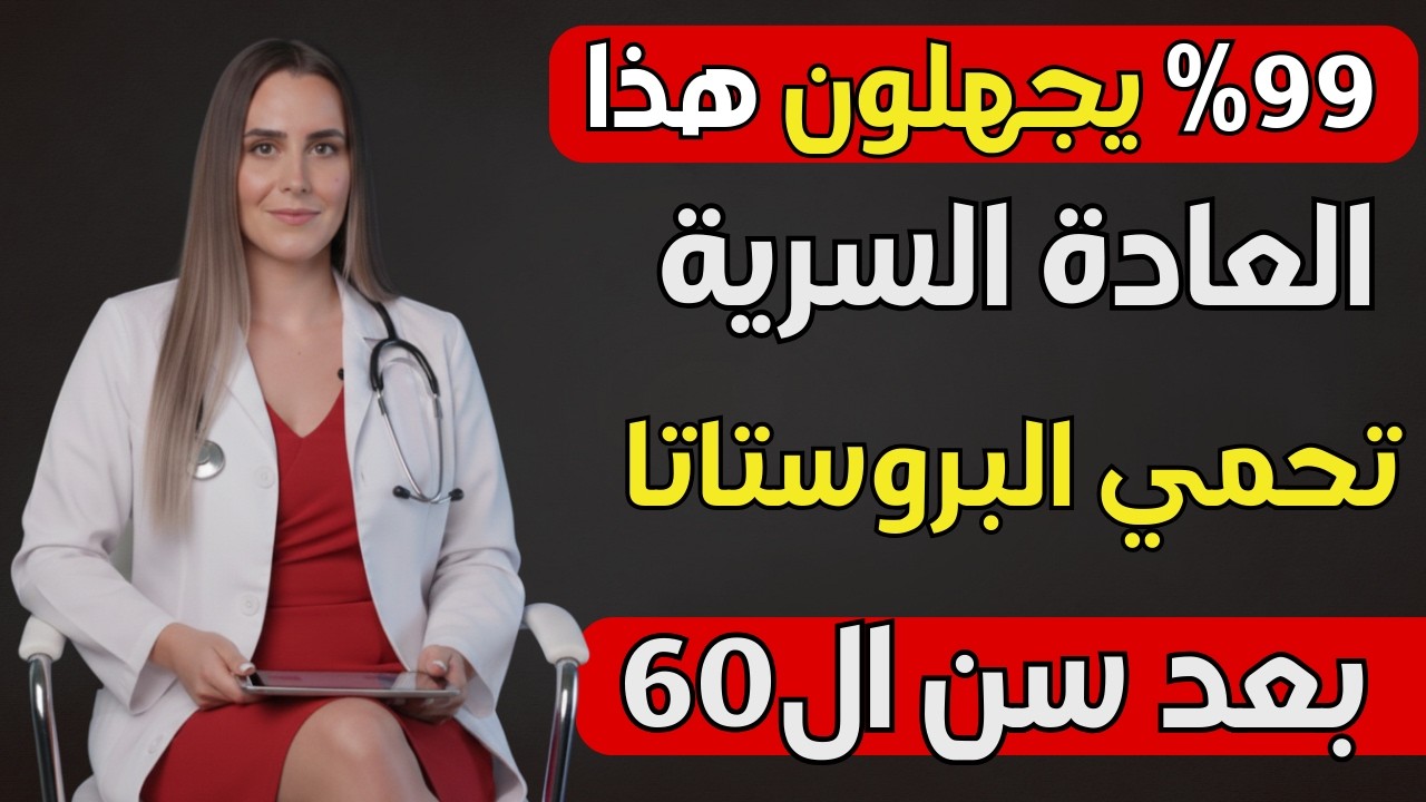 3 عادات يومية خارقة تحمي البروستاتا وتجدد الانتصاب بعد سن ال 60