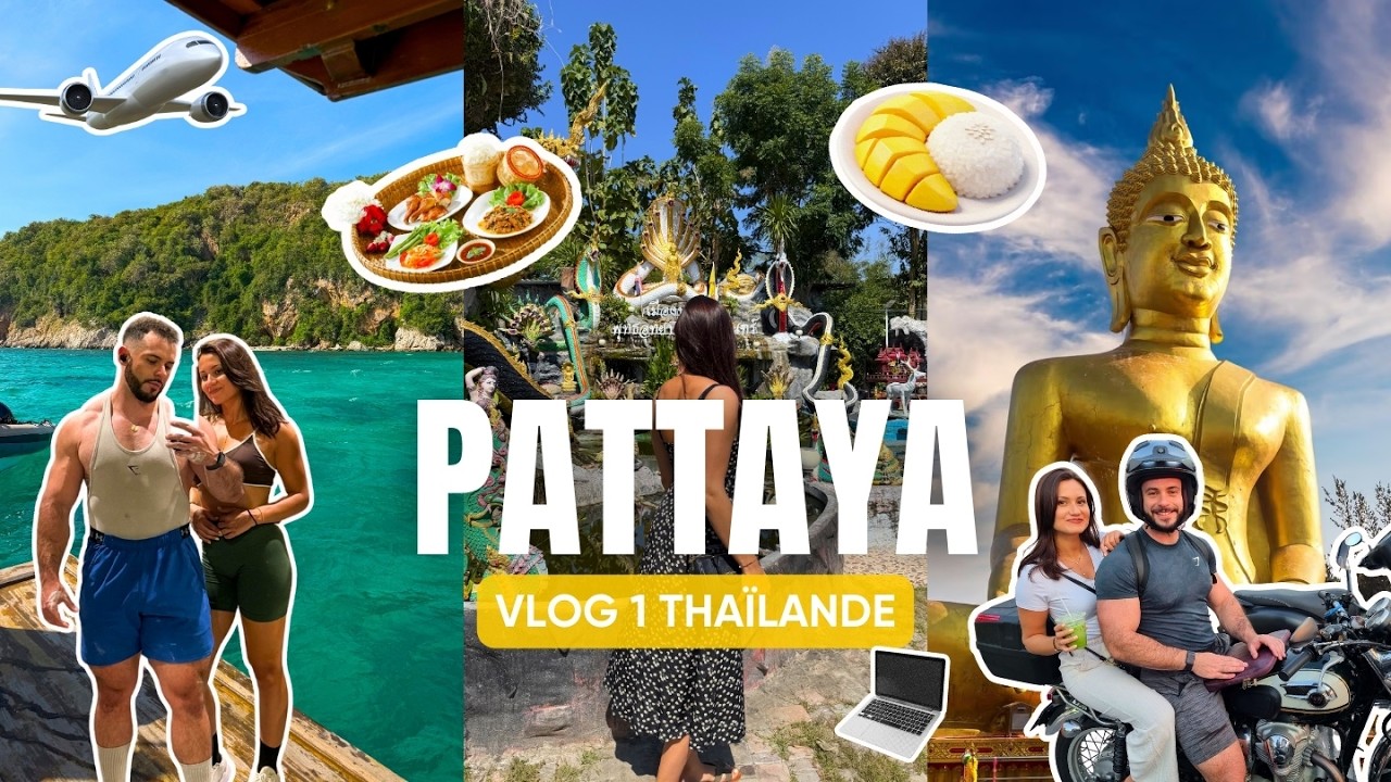 VLOG THAÏLANDE #1 - PREMIERS JOURS EN THAÏLANDE (food, sport, work)