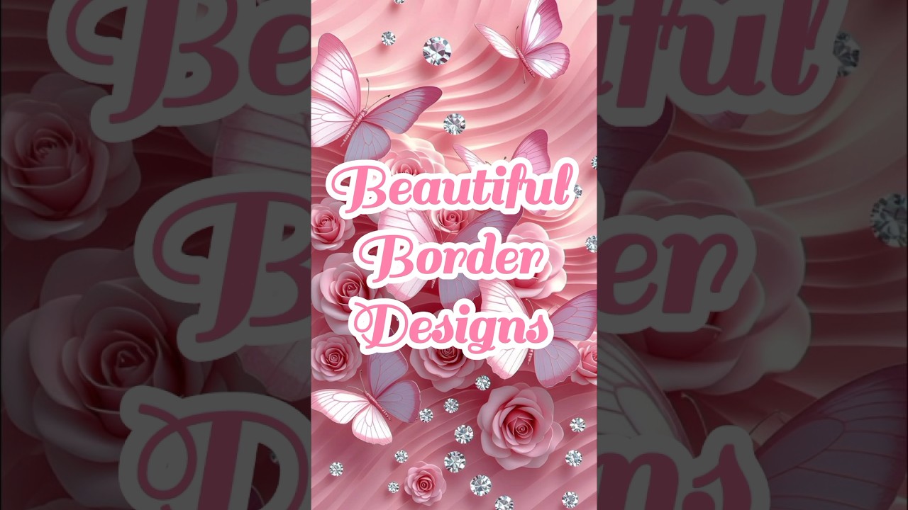 Assignment Front Page Design 🎀 Border Designs 💡 Front Page designs ❤️ Border design for notebook