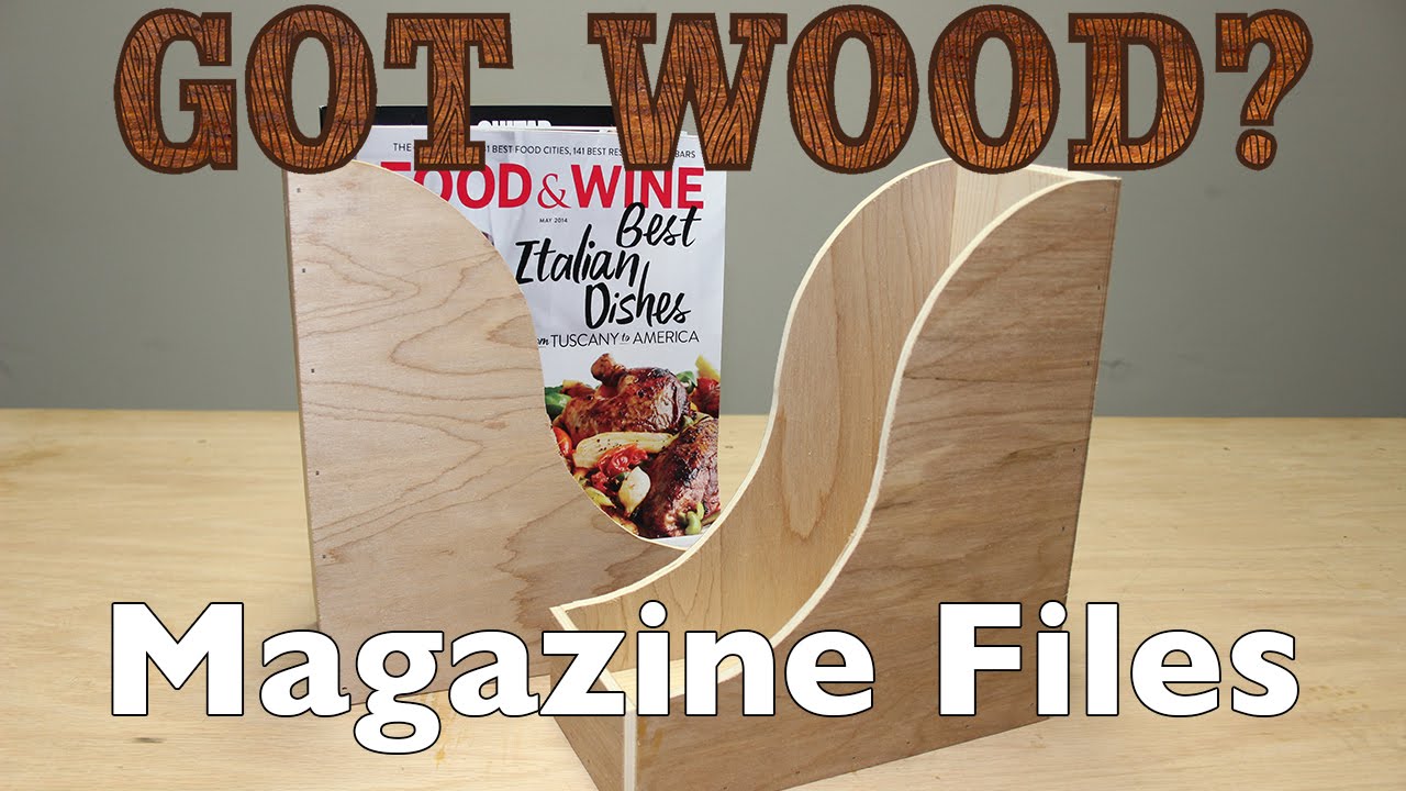 Make Some Wooden Magazine Files