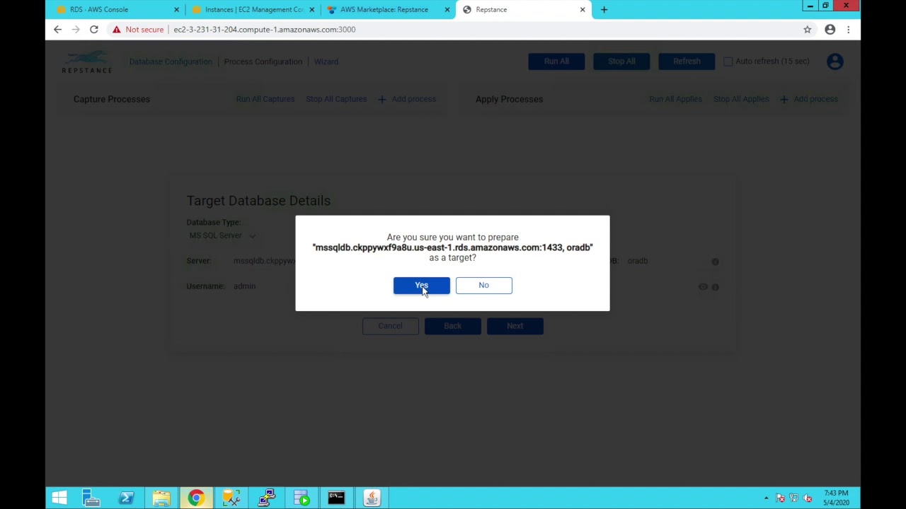 Oracle to SQL Server replication with Repstance