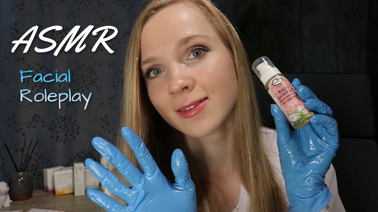 Kasvohieronta Käsineillä✨ ASMR SUOMI KOSMETOLOGI, Kasvohoito SPA Roleplay 💤 Personal Attention