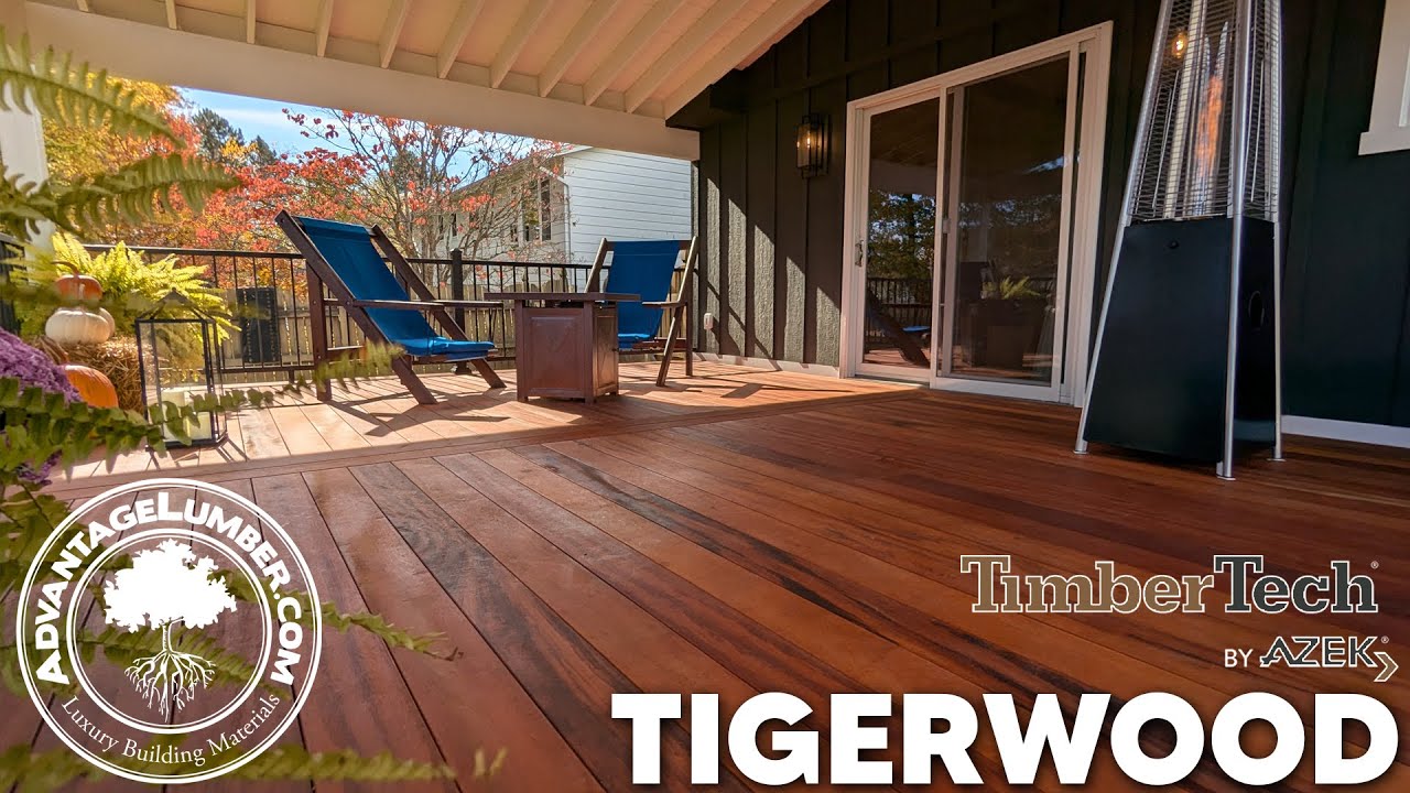Tigerwood Decking by Advantage Lumber with TimberTech Railing-Cicero, NY