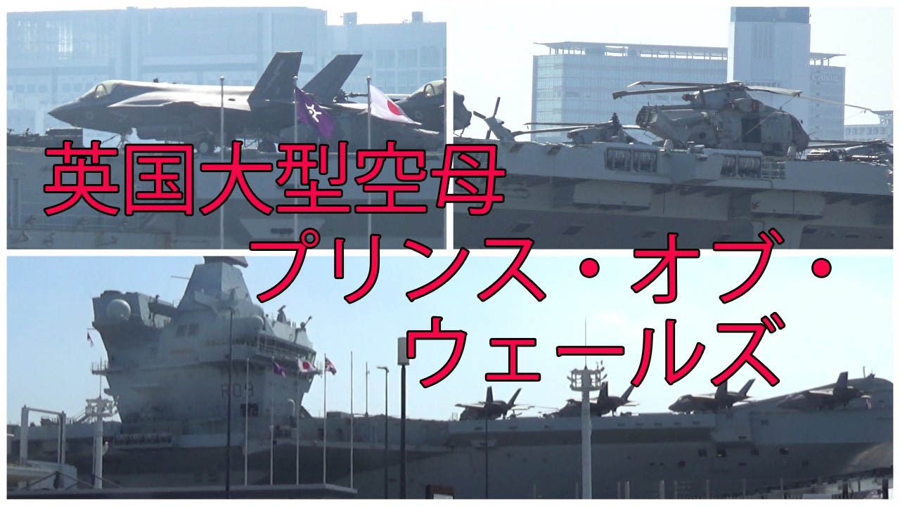 【英国大型空母プリンスオブウェールズ】2025年8月30日東京国際クルーズターミナルで見てきた！