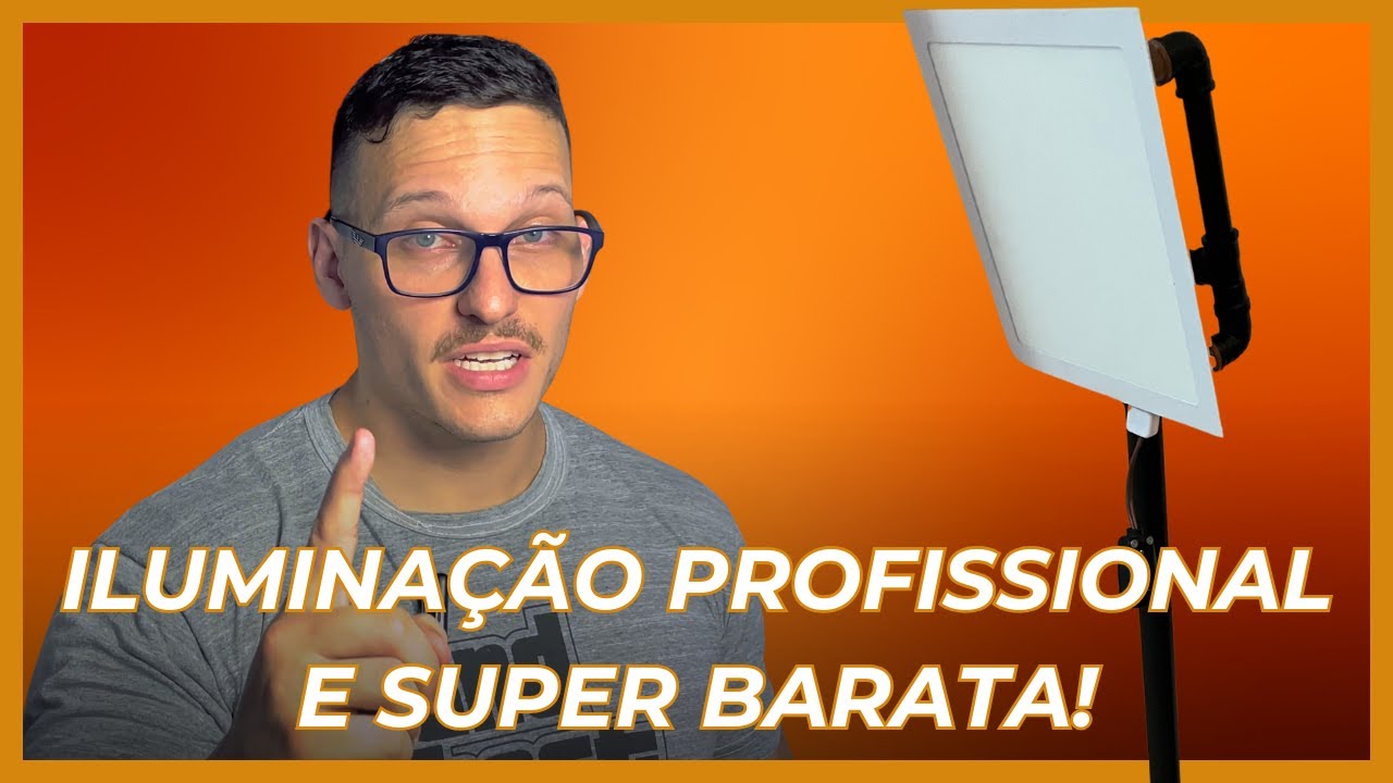 Tripé Caseiro de PVC com Luminária LED – Tutorial Completo!