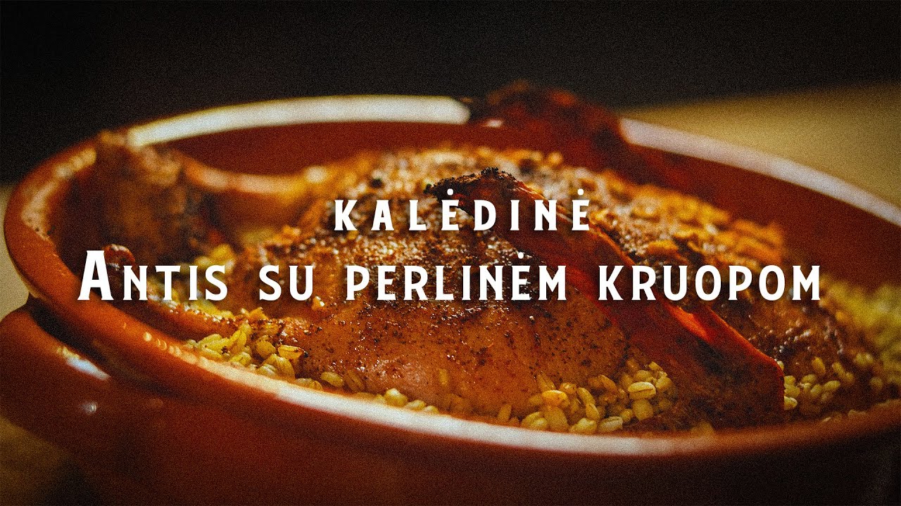 Kalėdinė ANTIS SU PERLINĖM KRUOPOM