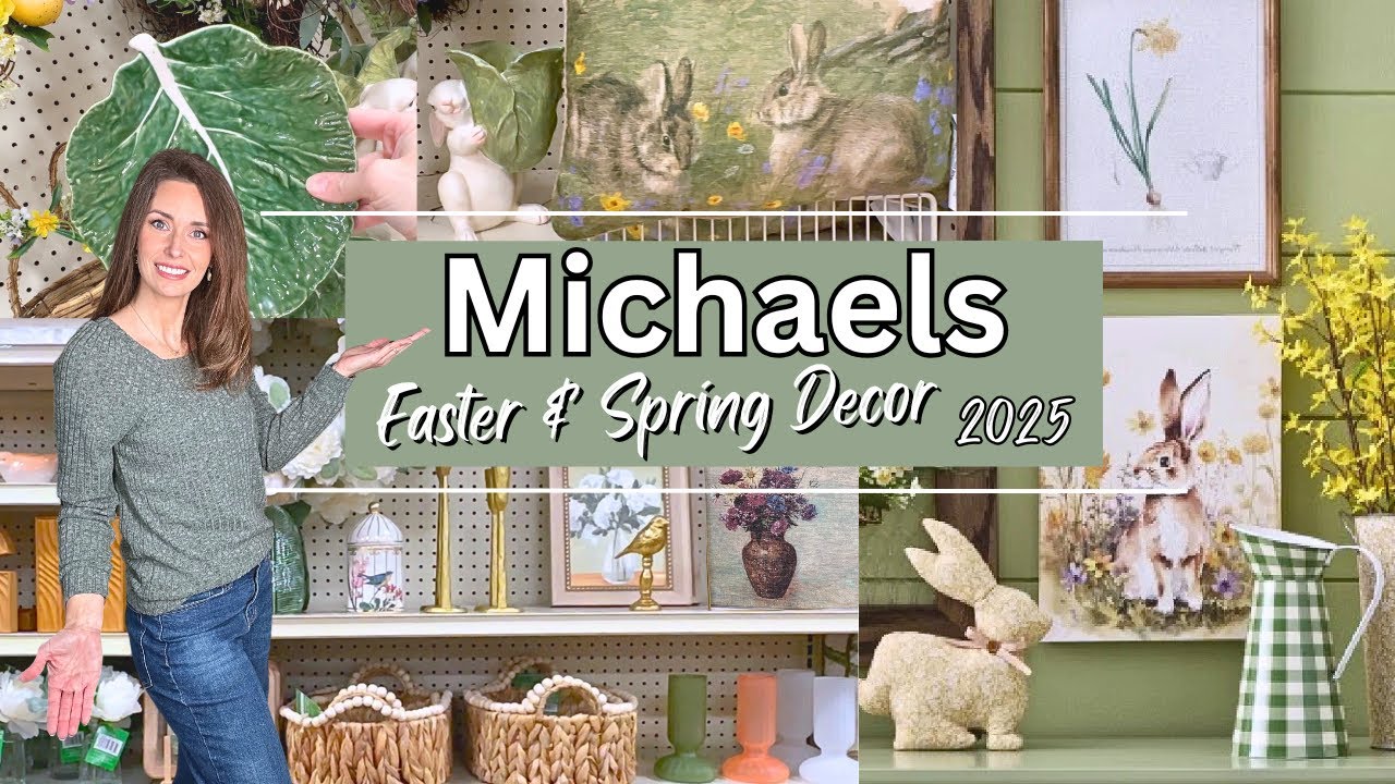 Impressive MICHAELS Easter & Spring 2025 Decor | Spring Shop with Me & Decorating Ideas