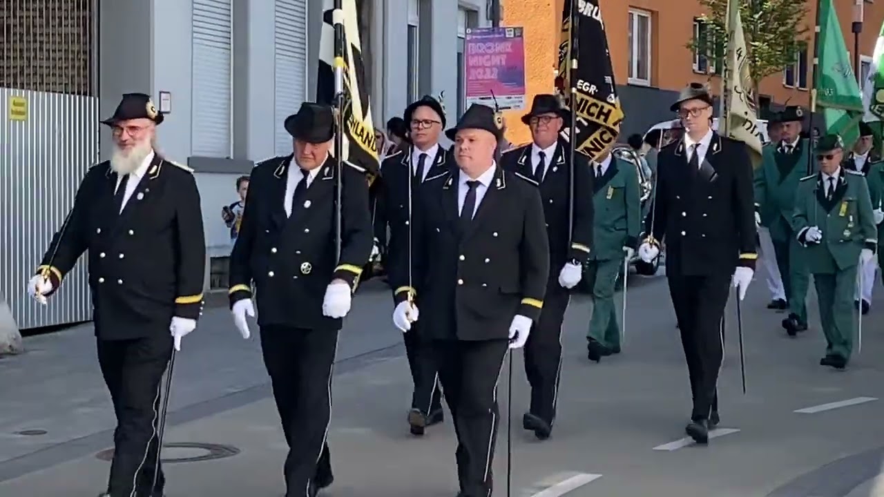 Linnicher Bronk 2022 - Sonntag Morgen Rückmarsch zum Festplatz