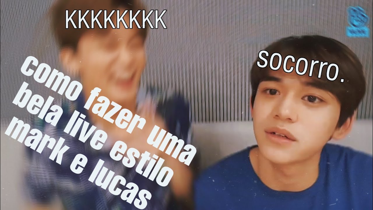 Como fazer uma bela live - estilo Lucas e Mark on crack