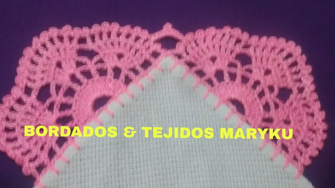 PUNTILLA DE UNA SOLA VUELTA. #  72  (BORDADOS & TEJIDOS MARYKU)