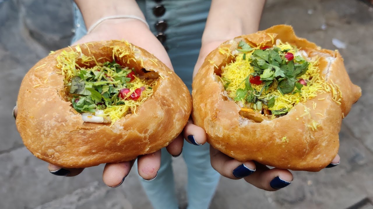 Bhel Loaded Kachori Chaat ! Super Crisp Kachori Making | Indian Street Food