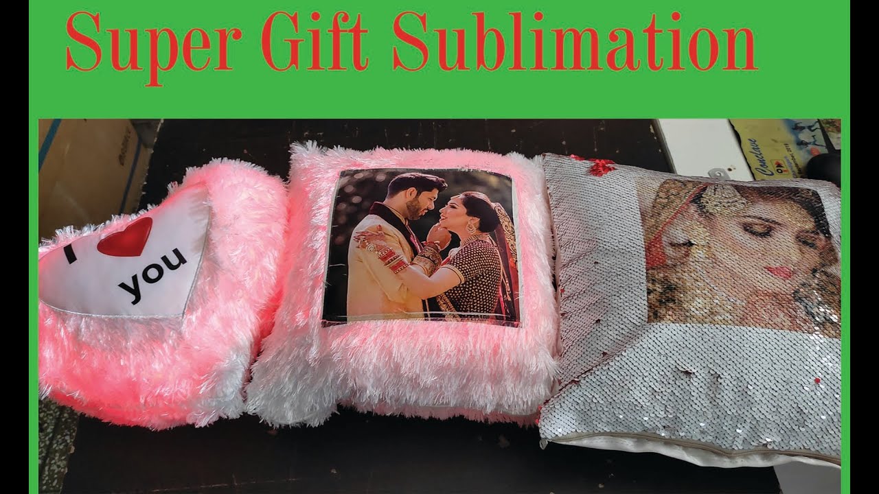 Sublimation LED Cushion and Magic Cushion  Printing Process by Super Gift Sublimation