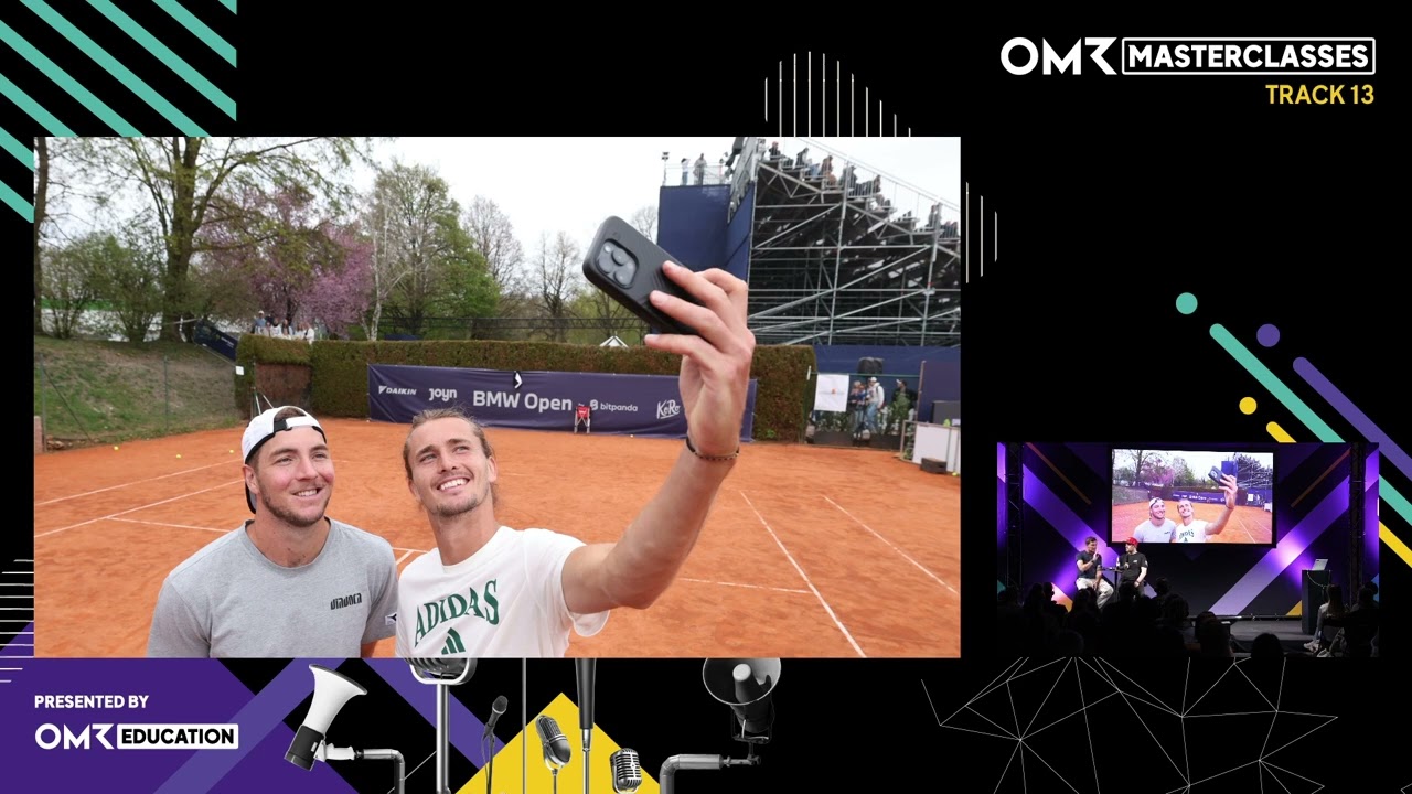 OMR Masterclass 2025: Sports & Content: Mit Mischa Zverev & Sony zum perfekten Social Media Auftritt
