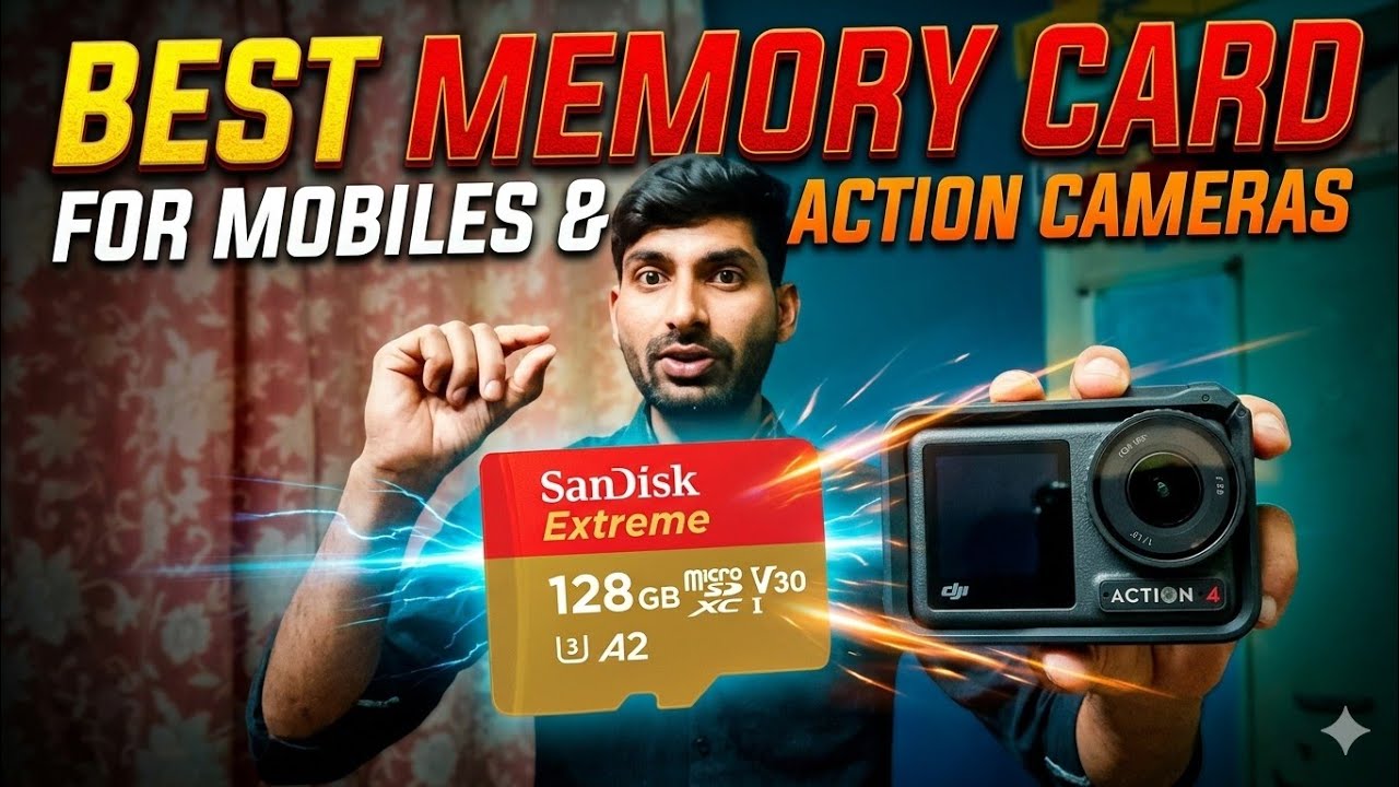 BEST MicroSD Card for DJI Osmo Action 4 | best Sd card for mobile and camera | memory card