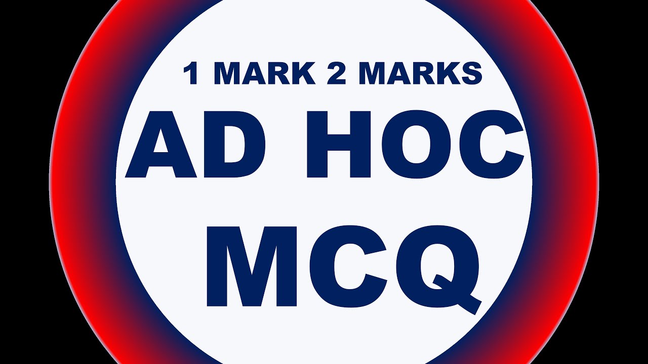 ec8702 mcq | ad hoc and wireless sensor networks mcq | ec8702 | CHROME TECH