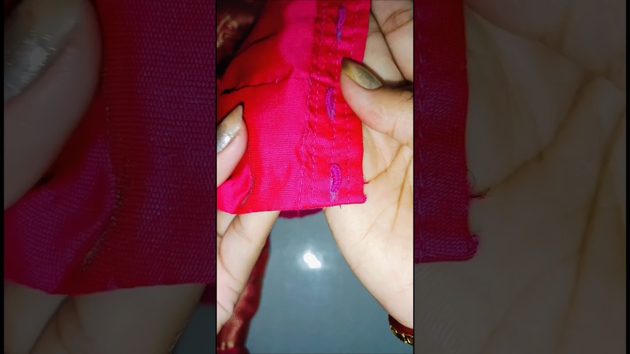 How to sew hook eye