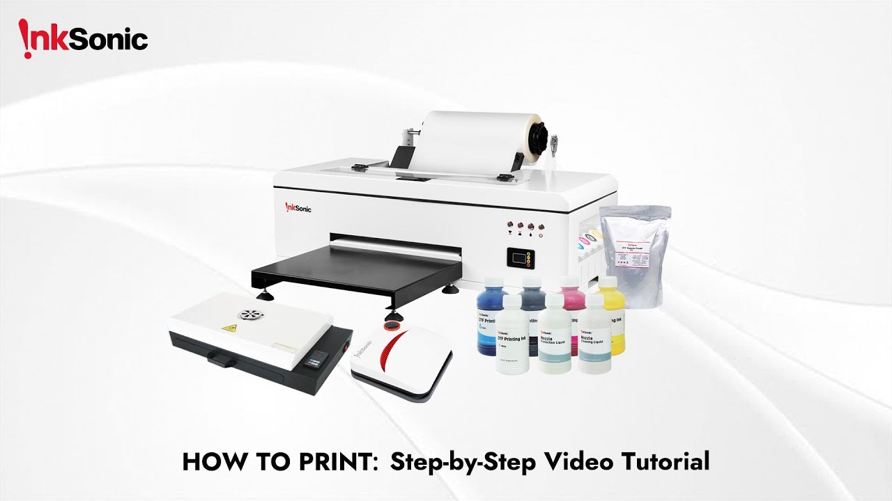 How to Print: Step-by-Step Video Tutorial for R1390/L1800 DTF Printer - Updated Version