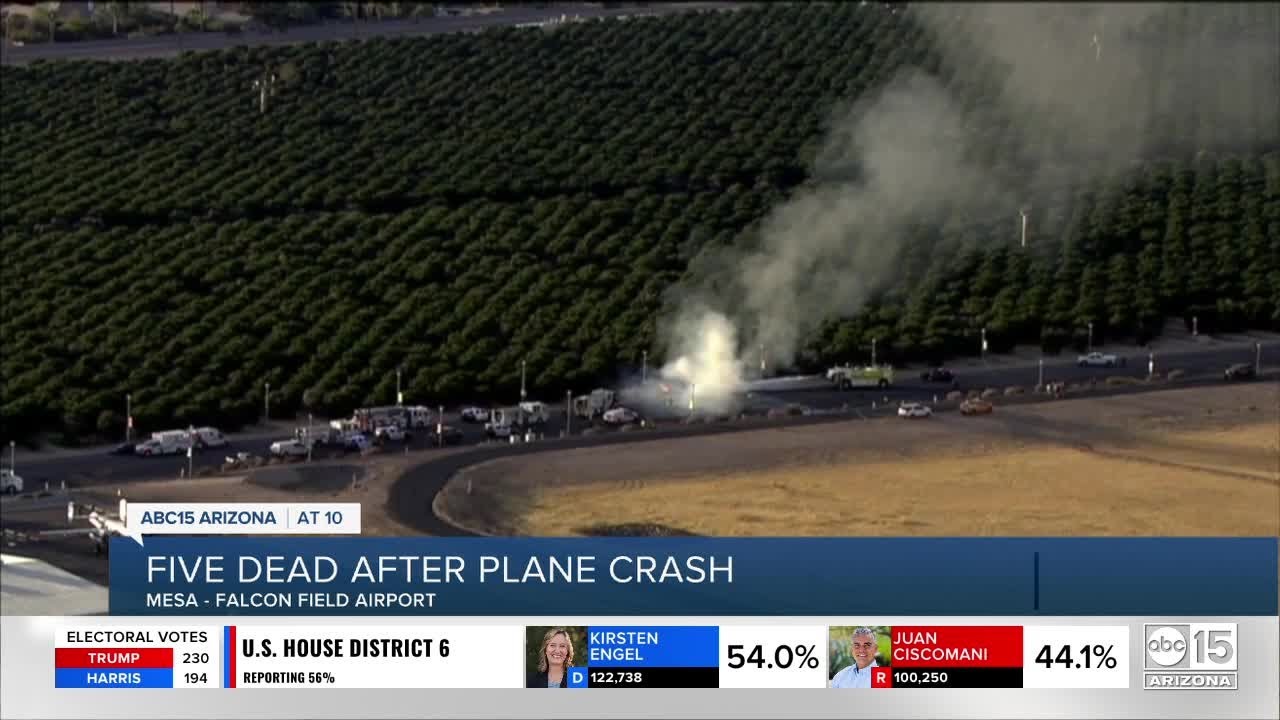 Several dead after plane crash near Falcon Field in Mesa