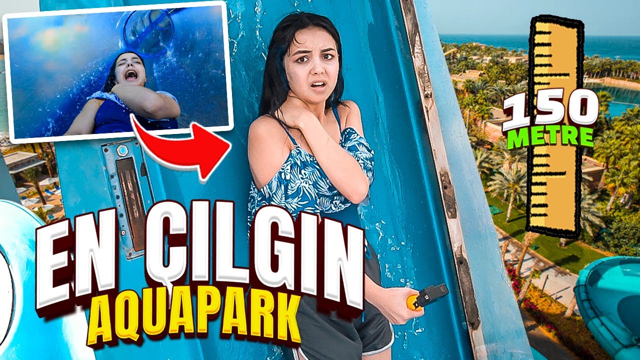 TÜRKİYENİN EN BÜYÜK AQUA PARKINDA BİR GÜN @barisresmii جربنا اغرب الات بلبحر