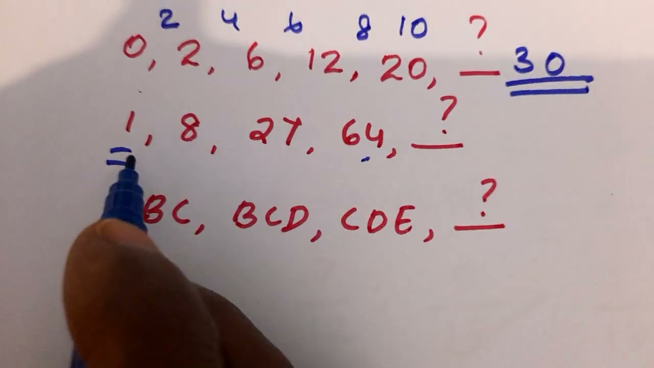 Find the next number  @3