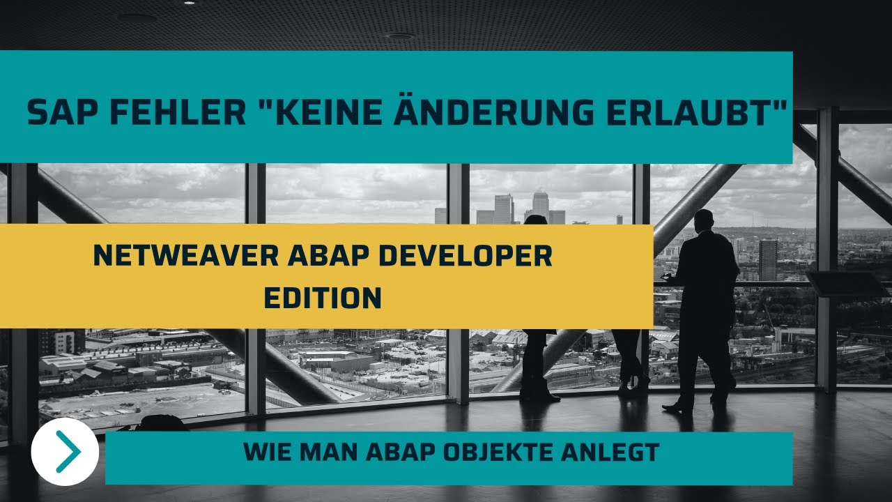 SAP ABAP Übungssystem - Fehler 