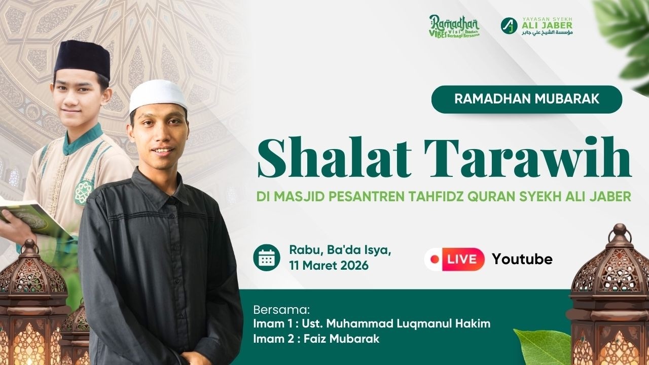 🔴 LIVE SHALAT TARAWIH // RAMADHAN MUBARAK // YAYASAN SYEKH ALI JABER