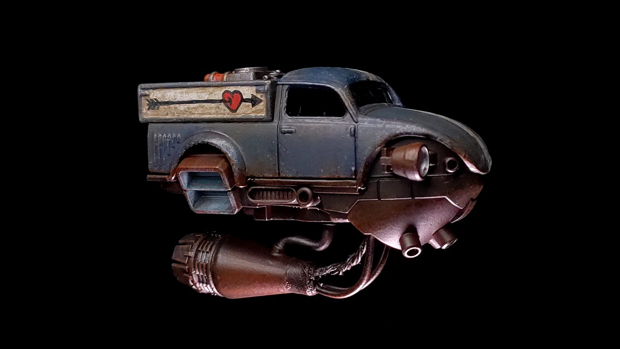 Создаём летающую машину из пикапа VW Beetle | Hotwheels Custom