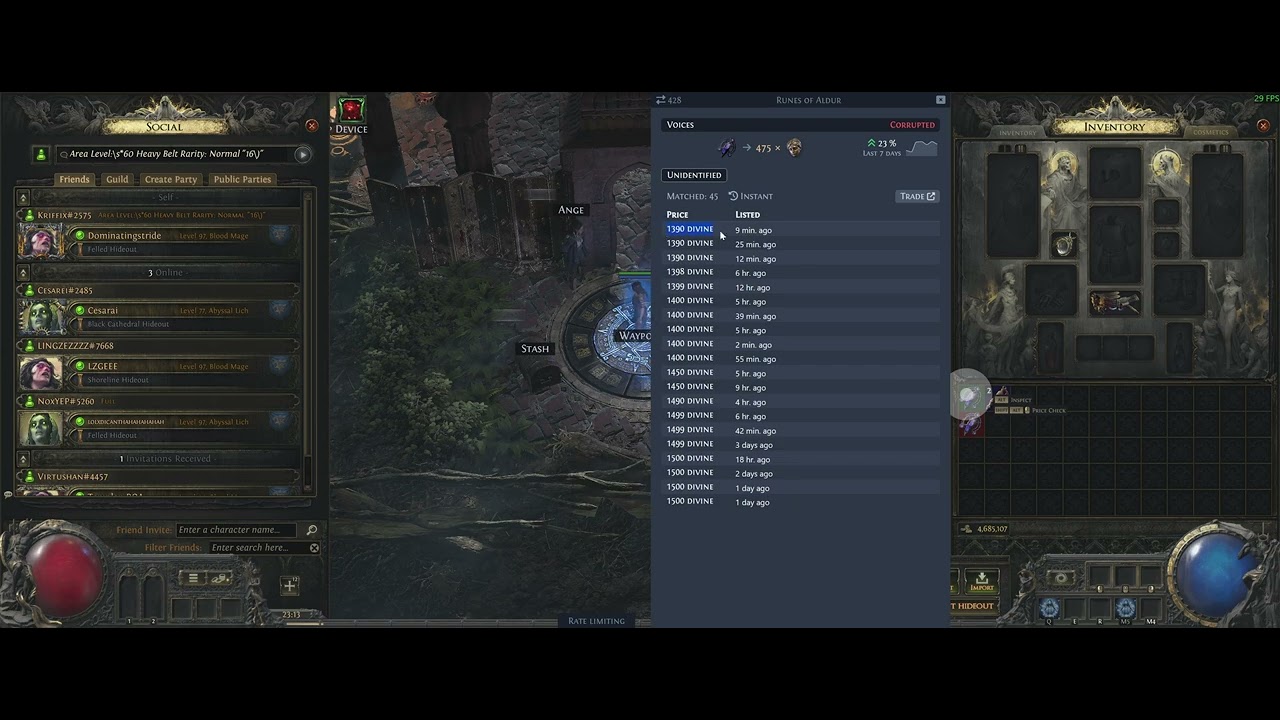 End of League Voices Gamble - PoE 2 Path of Exile 2 0.5 Return of the Ancients