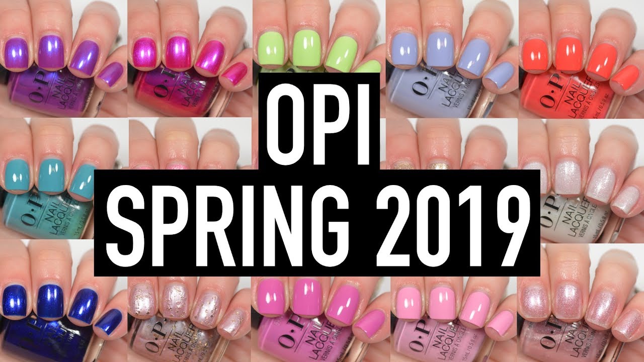 OPI - Tokyo (Spring 2019) + Ulta and Sally's Exclusives | Swatch and Review