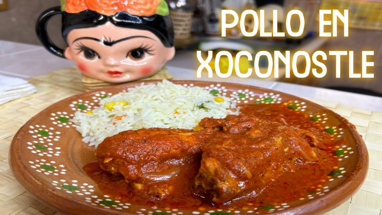 Rico Pollo en Salsa de Xoconostle