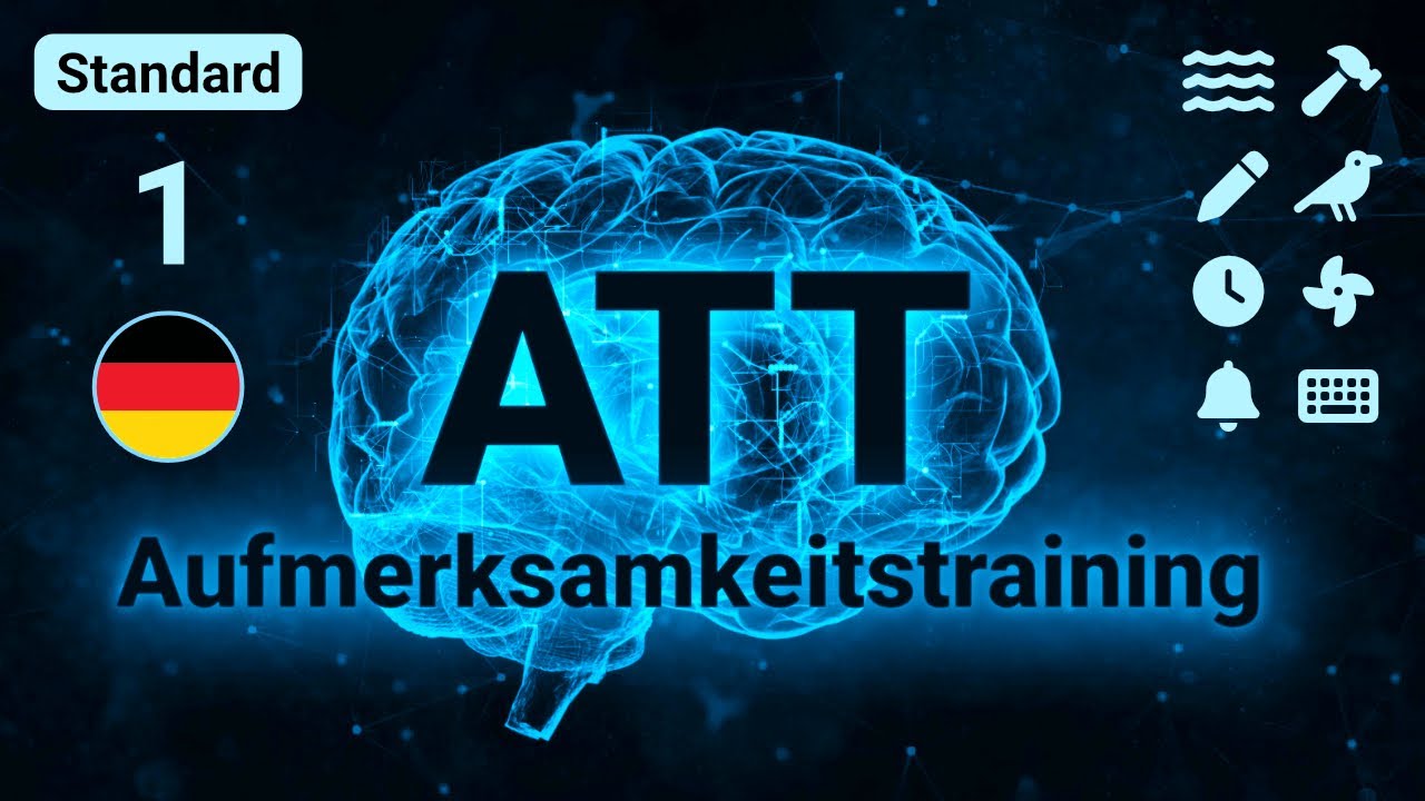 Aufmerksamkeitstraining (ATT) f&uuml;r Metakognitive Therapie // Deutsch // 3D Stereo 🎧 #1