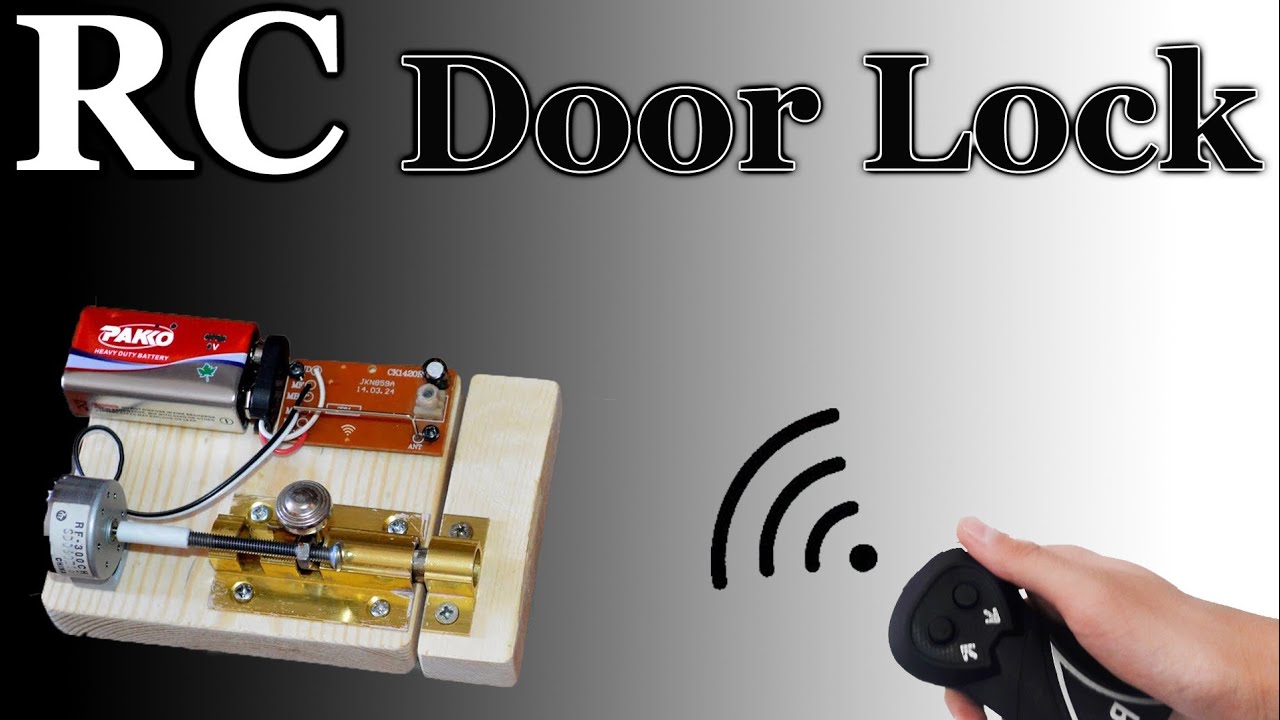 How To Make Remote Control Door lock | RC Door Lock | Automatic Door Lock | Electronic Door Lock
