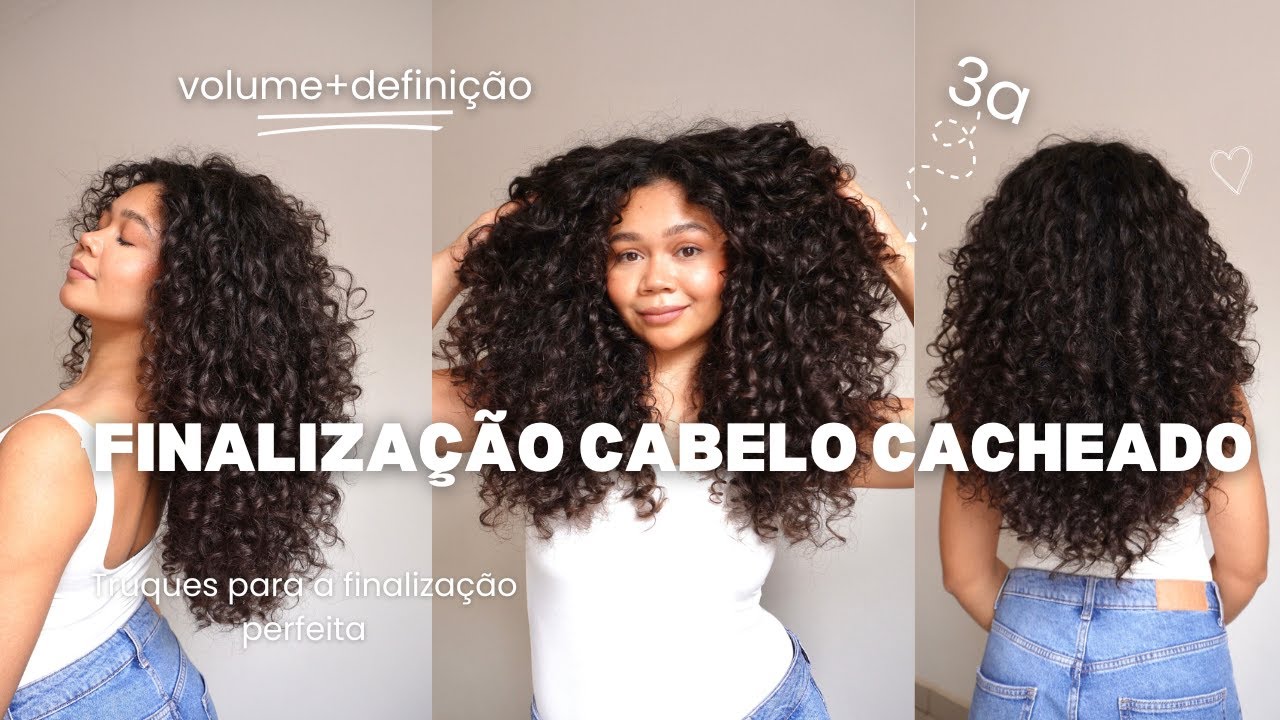 Finalizando meu CABELO CACHEADO | Truques, produtos, mais VOLUME e DEFINIÇÃO!! ✨⭐️