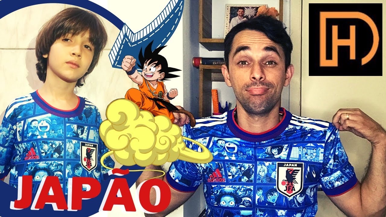 UNBOXING CAMISA DE TIME SELEÇÃO DO JAPÃO (anime) kitgg.com 