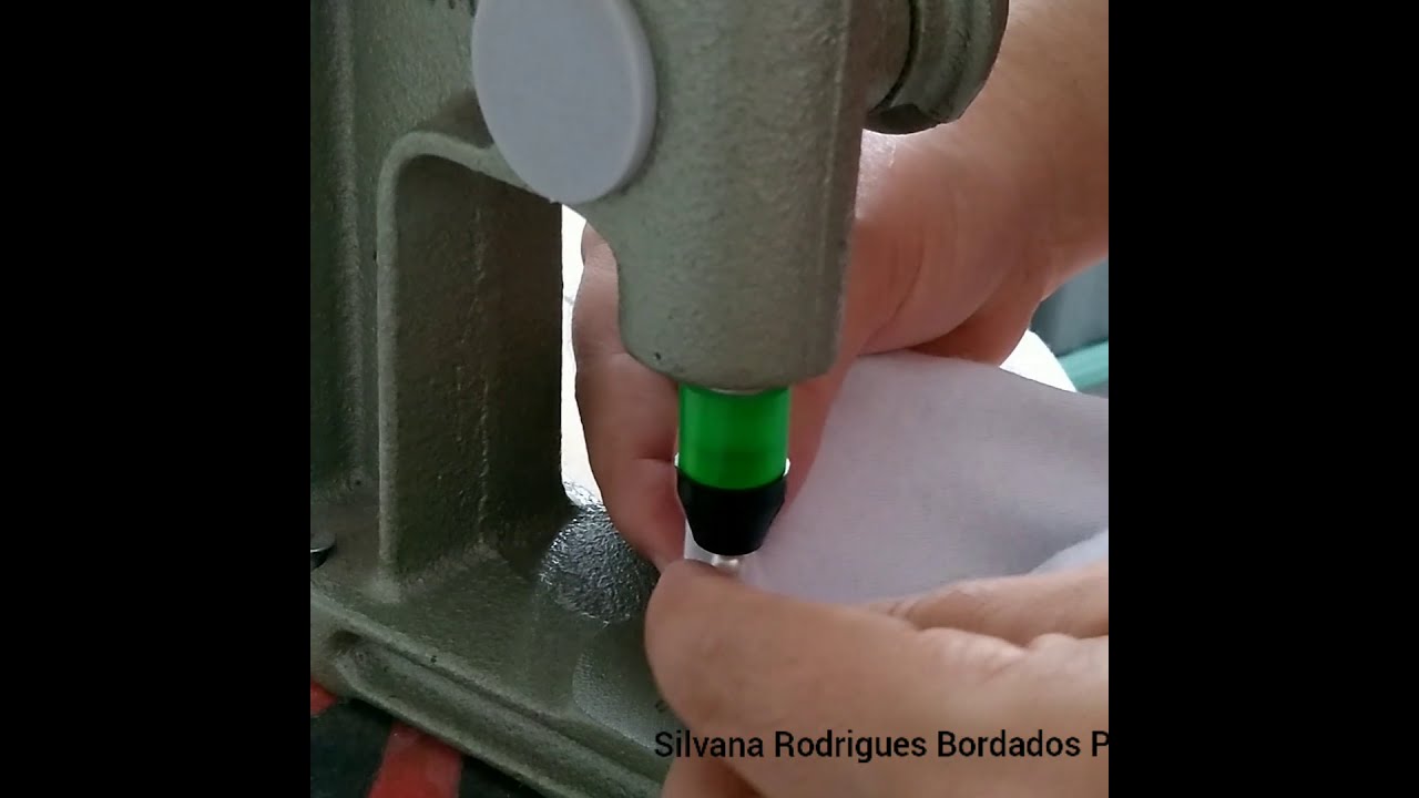 Como colocar Perolas com rebite sem matriz próprio