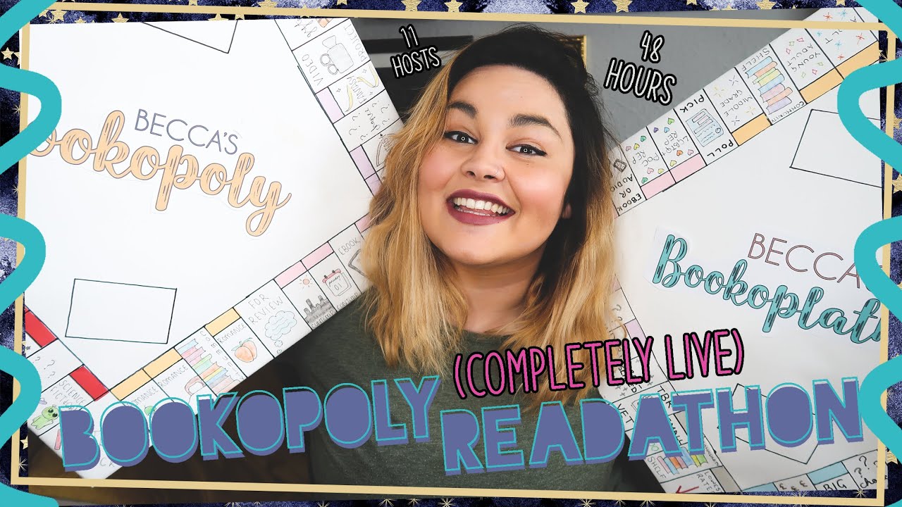 LIVE 48 HOUR BOOKOPOLY READATHON ANNOUNCEMENT // Becca's BookoplAthon // 2021