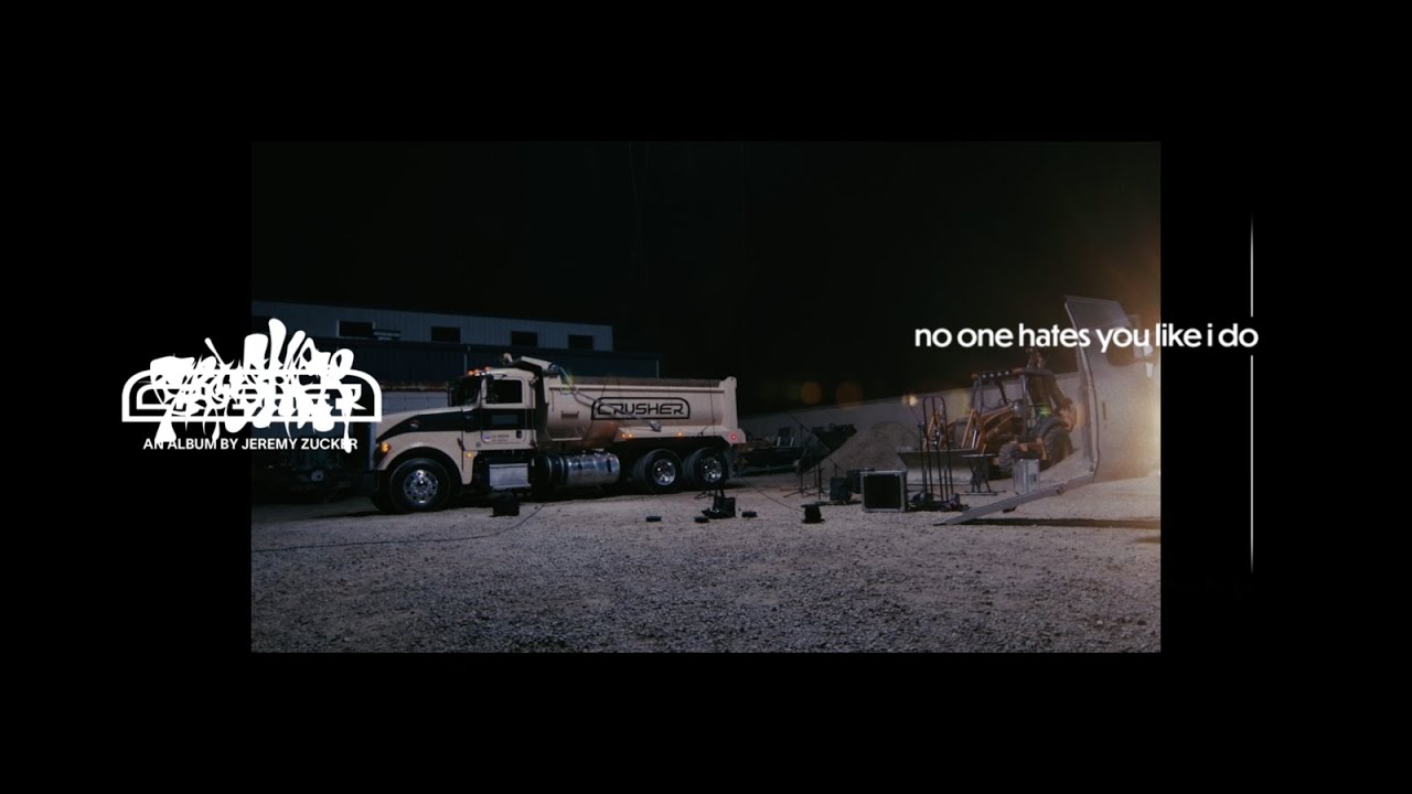 Jeremy Zucker - No one hates you (like i do) (Official Lyric Video)