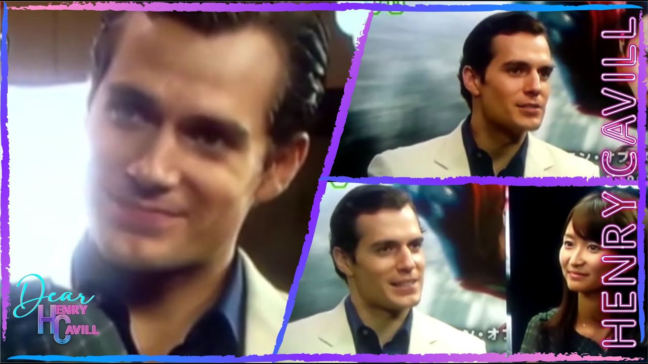 Henry Cavill❤️Man of Steel Interviews in Japan
