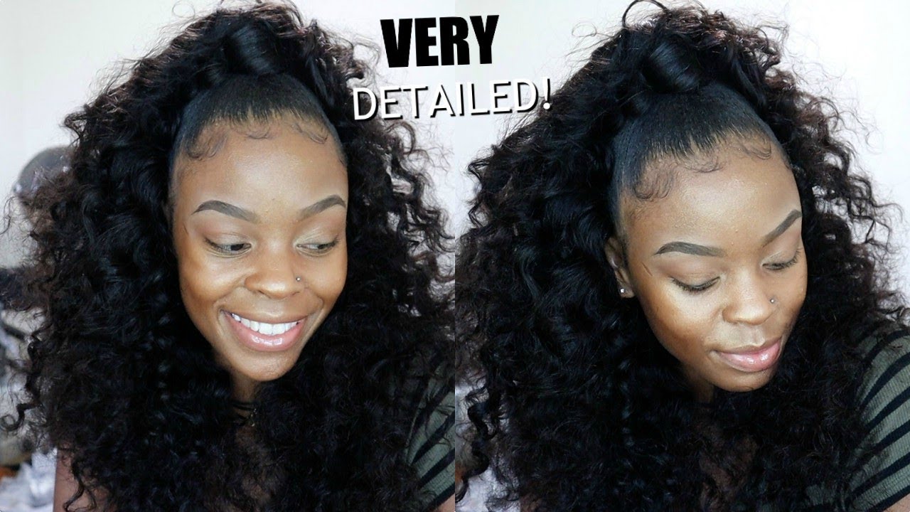 Half Up Half Down Quickweave (NO LEAVE OUT PROTECTIVE STYLE) Ft. Klaiyi Hair