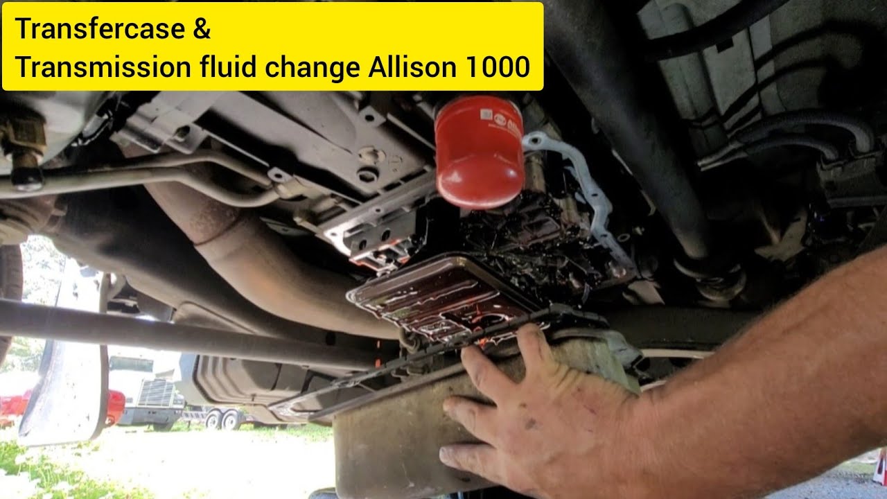 Fluid and Filter change Allison transmission & transfer case