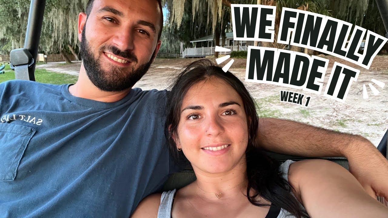 Our First Week of Full-Time RV Living in Florida | Exploring Our Resort & Getting a Golf Cart!