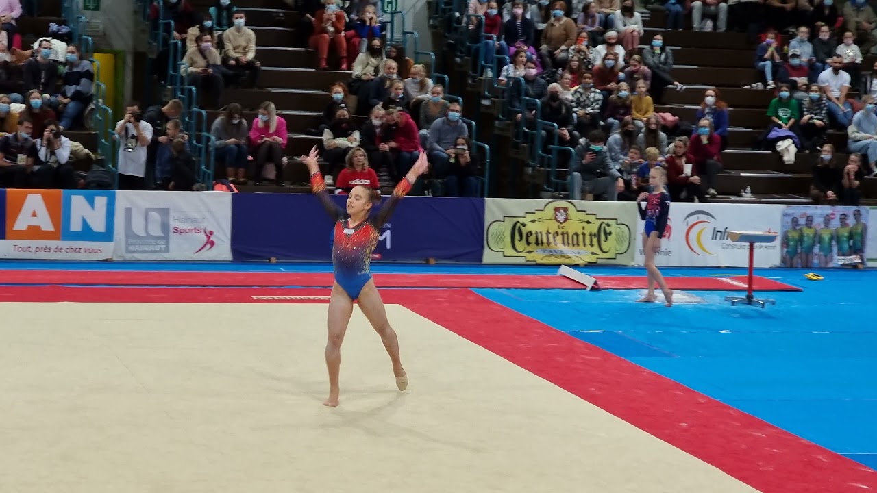 Amalia Puflea 🥉 (Romania) - Floor - Top Gym Charleroi 2021