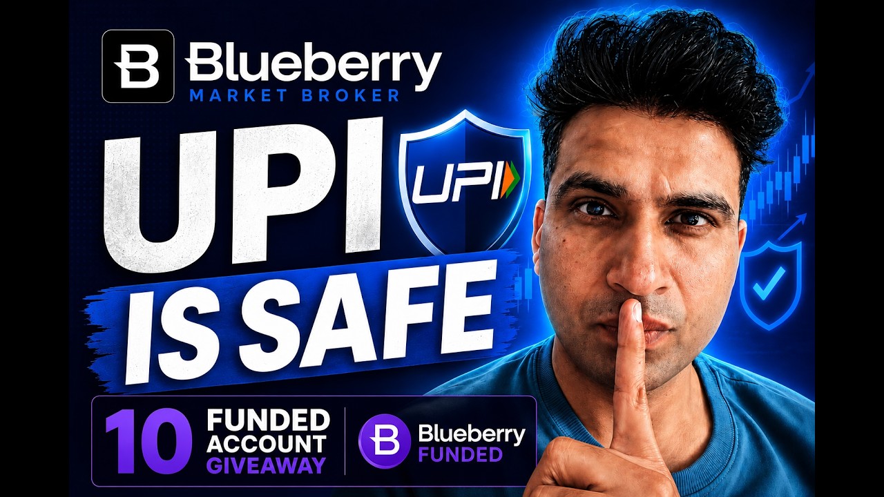 No Bank Freeze? 😳 Blueberry Markets UPI Deposit Method Explainedl