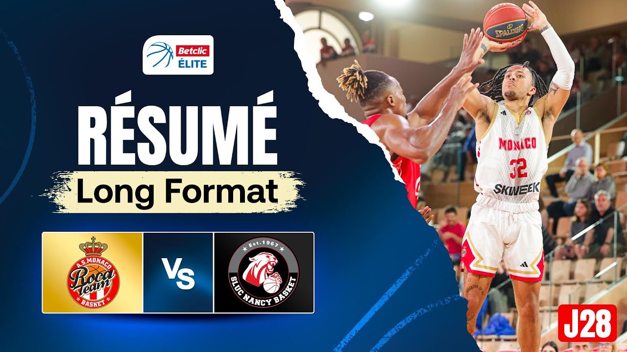 Chris Clemons est trop FORT ! - Monaco vs Nancy - Résumé - Betclic Elite J28