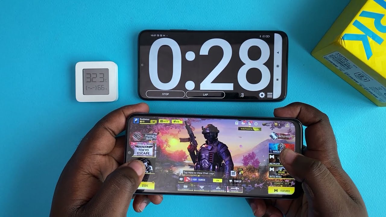 Tecno Spark 7P Gaming, Heating and Battery  Test - Call Of Duty Mobile, PUBG, Asphalt 9 , NBA 2k20